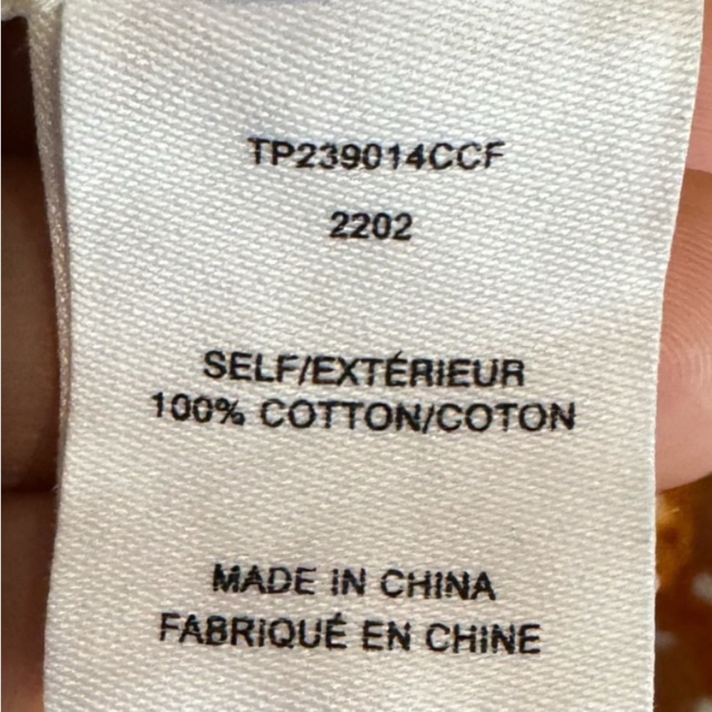 10 Crosby Derek Lam Yellow and White Knit Top - Picture 6 of 8